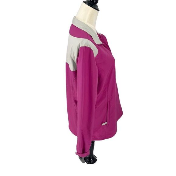 Nike Golf Women’s Medium Fuchsia 1/4 Zip Pullover Jacket Lightweight Windbreaker - Picture 3 of 8